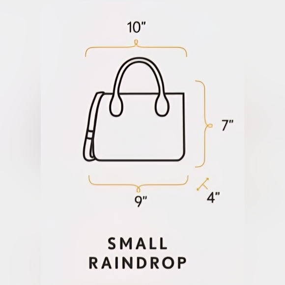 Portland Leather - Small Classic Raindrop Crossbody Bag in Night Owl *Like new!* - Picture 4 of 7